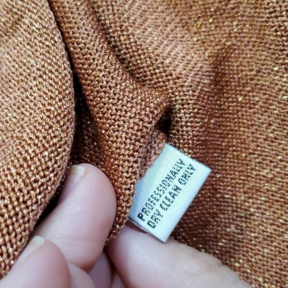 SoldT.JOHN Collection By Marie Gray Glitter Top Long Sleeve Sweater S - Picture 9 of 9